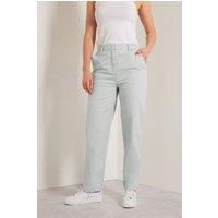 Long Tall Sally Women's Tall Chino Jeans in Grey | Size: 14L