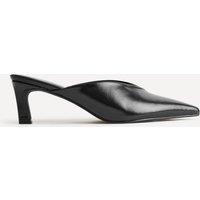 Linzi Women's Delta Black Mule Heels | Size: 8-Standard Fit