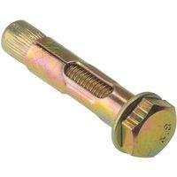 Forgefix Sleeve Anchor Fixing Hex Bolt M8 X 85Mm Bag 10 in Gold