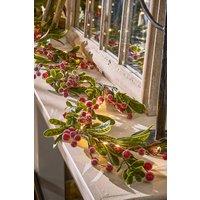 Dibor Luxury Hambledon Berry Table Decoration Christmas Garland 160cm in Green | Size: Large