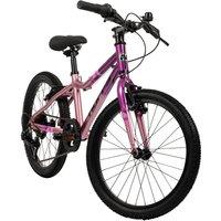 Huffy Women's Literide 20in Alloy 7-Speed Neon Nebula Pink/Grey Junior Bike in Pink