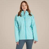 Craghoppers Women's Dynamic Pro Stretch Waterproof Breathable Jacket in Turquoise | Size: 14
