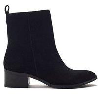 Moda In Pelle Women's 'Pacchio' Leather Ankle Boots in Black | Size: 4