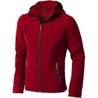 Elevate Men's Langley Softshell Jacket in Red | Size: Large