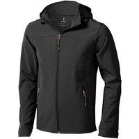 Elevate Men's Langley Softshell Jacket in Dark Grey | Size: XS