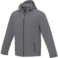 Elevate Men's Langley Softshell Jacket in Grey | Size: XS
