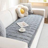 YnysTec Plush Pet Sofa Bed Cover Thick Soft Non Slip Furniture Protector in Light Grey | Size: 70 cm x 90 cm