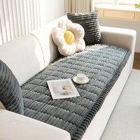 YnysTec Plush Pet Sofa Bed Cover Thick Soft Non Slip Furniture Protector in Dark Grey | Size: 60 cm x 90 cm