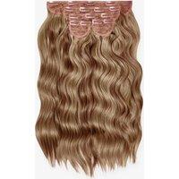 Lullabellz Women's Super Thick 22" 5 Piece Wave Hair Extensions in Mellow Brown