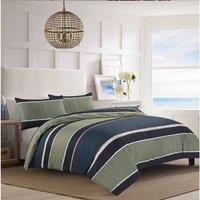 Homes-Linen Nathan Printed Polycotton Duvet Cover Set Soft Easy Care Quilt Cover | Size: Single