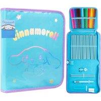 Hello Kitty Cinnamaroll 1 Compartment Pencil Case School Stationary in Blue