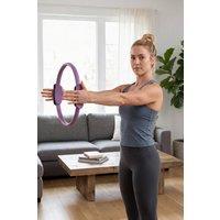 Living and Home Fitness Pilates Ring Magic Circle with Dual Foam Handles in Purple