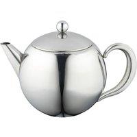 Cafe Ole Teapot 1500ml, Stainless Steel, Infuser Basket in Silver | Size: 1 Pack