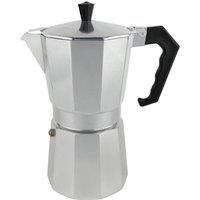 Cafe Ole Aluminium Espresso Coffee Maker, 360ml, Gas Hob Only in Silver | Size: 1 Pack