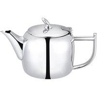 Cafe Ole Chatsworth Teapot, 1360ml, 48oz, 4-5 Mugs, Stainless Steel in Silver | Size: 1 Pack
