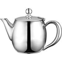 Cafe Ole Buxton Teapot, 1400ml, 48oz, 4-5 Mugs Stainless Steel in Silver | Size: 1 Pack