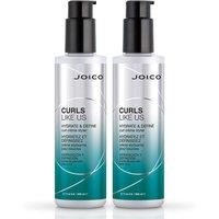 JOICO Curls Like Us Hydrate & Define Crme Styler Duo in Clear