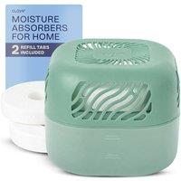 Clayr Airsip 500ml Refillable Dehumidifier Calcium Chloride Refill Sage in Green