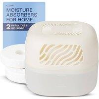 Clayr 500ml Refillable Interior Dehumidifier Calcium Chloride Tab White