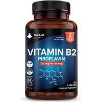 New leaf health Riboflavin Vitamin B2 200mg - 120 Tablets in Dark Blue