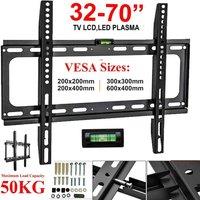 ATEK TV Wall Bracket for 32-70 Inch LED LCD, Full Motion TV Wall Mount, Heavy Duty Dual Arms up to 60kg Universal TV Mount in Black