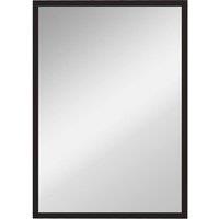 AKA 70 x 50 cm Wall-Mounted Mirror, Black
