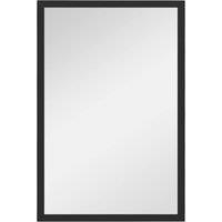 AKA 60 x 40 cm Wall-Mounted Mirror, Black