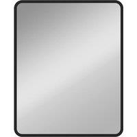 AKA Rectangular Wall Mirror, HD Glass, Black