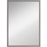 AKA 50 x 70 cm Wall-Mounted Mirror, Grey