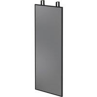 AKA 40 x 110 cm Full-Length Rectangular Mirror, Adjustable Hooks, Black