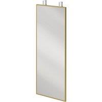AKA 40 x 110 cm Full-Length Rectangular Mirror Adjustable Hooks Gold Tone