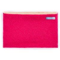 Turtle Doves Cashmere Reversible Snood in Dark Pink