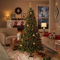 Alivio 6ft Natural-Look Artificial Christmas Tree with Stand for Decoration in Green