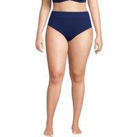 Lands' End Women's Plus High Leg Bikini Bottoms in Navy | Size: 20-22