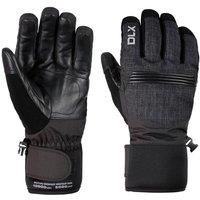 Trespass Men's Sidney Leather Palm Snow Sports Gloves in Black | Size: Medium