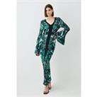 Tall Slinky Jacquard Full Sleeve Knitted Maxi Dress