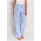 'Westwood' Blue Stripe Brushed Cotton Pyjama Trousers