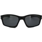 Wrap Covert Matt Black Grey Polarized Sunglasses