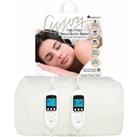 Electric Blanket Super King Bed Size Fleece Fitted Heated Bed Cover