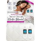 Electric Blanket Quilted Super King Bed Size Heated Mattress Cover