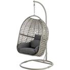 Stylish Rattan Cocoon Egg Swing Chair - Wicker Weaved Swing Hammock