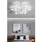 Elegant Floral Shape 9-Light LED Ceiling Light Cool White