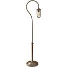 Urban Renewal 1 Light Floor Lamp Antique Brass E27