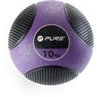 Pure2improve Medicine Ball - 10kg Purple/black