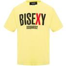Oversize Fit BiSexy Logo Yellow T-Shirt