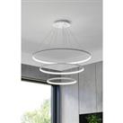 Modern 3-Tiered LED Ceiling Pendant Light Cool White