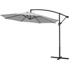 3M Outdoor Cantilever Patio Parasol for with Cross Base