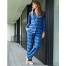 'Midnight Tartan' Brushed Cotton Pyjama Set