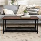 2 Tiers Side End Coffee Table TV Entertainment Unit Stand Living Room Furniture