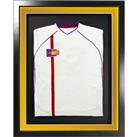 3D Mounted Sports Shirt Display Frame with Black Frame and Gold Mount 40 x 50cm